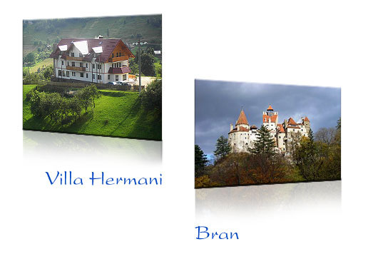 Pension in Magura/Brasov und Schloss Bran